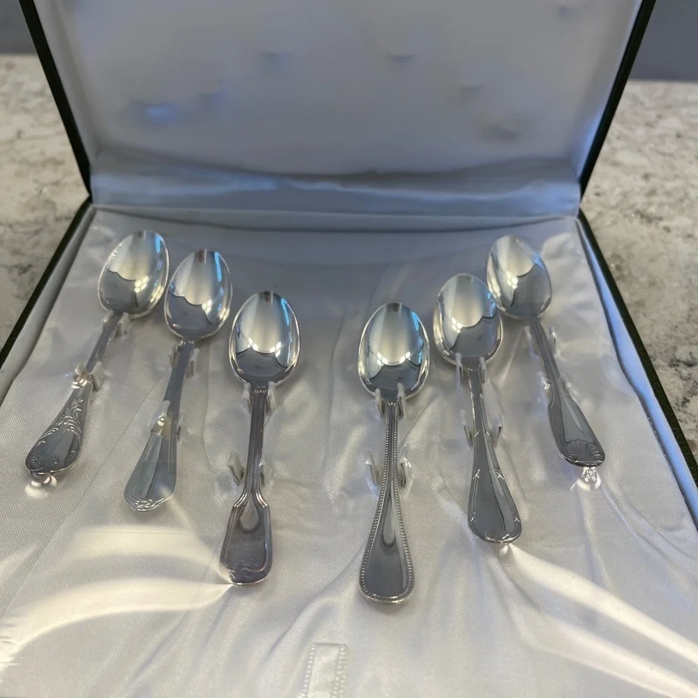 Vintage Christofle‎ Paris set of 6 teaspoons